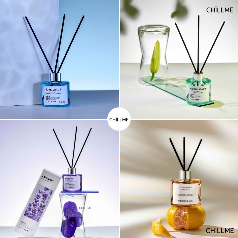  Tinh dầu thơm phòng khuyếch tán 50ml Chillme hương thơm khử mùi thư giãn phòng khách sạn bắc âu 