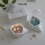  Nến thơm tealight mini hình vỏ sò handmade quà tặng sinh nhật người yêu bạn bè 