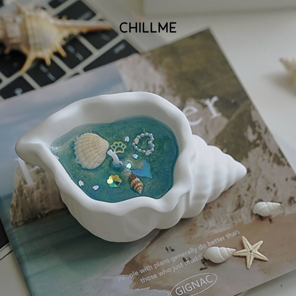  Nến thơm tealight mini hình vỏ sò handmade quà tặng sinh nhật người yêu bạn bè 