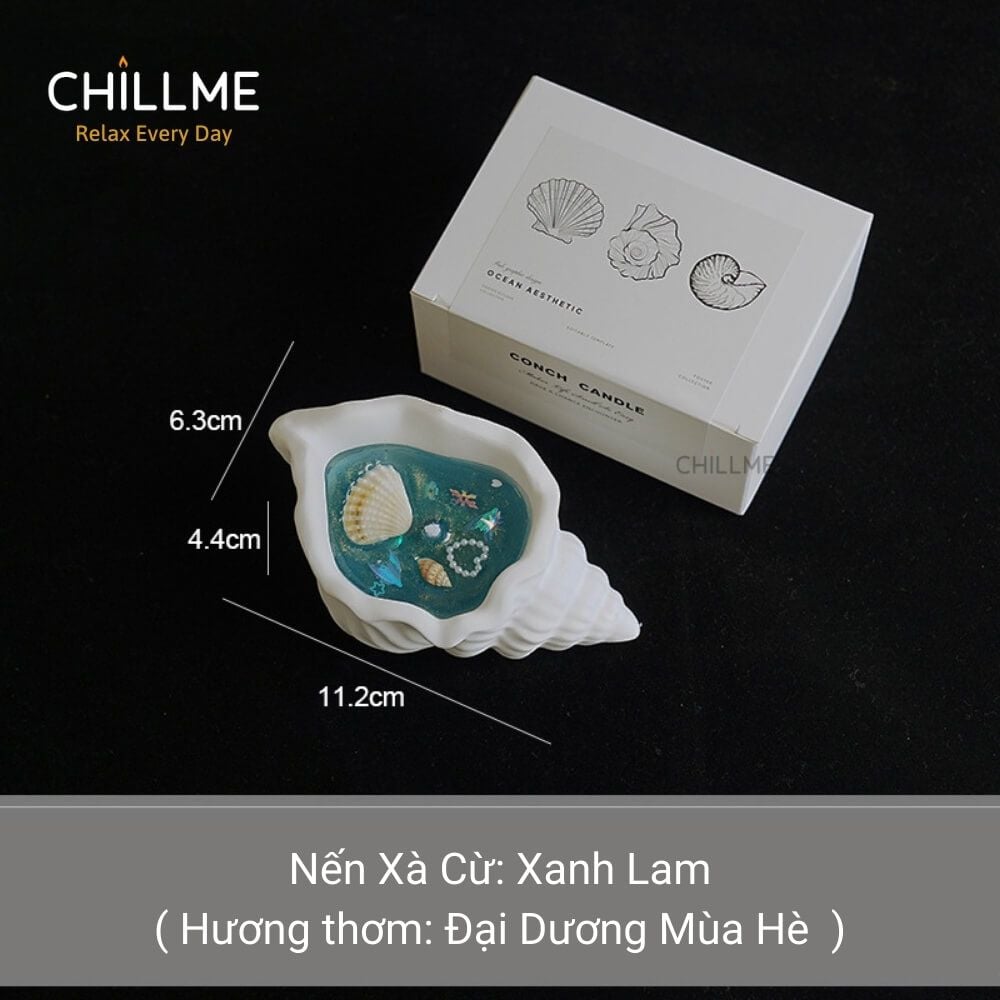  Nến thơm tealight mini hình vỏ sò handmade quà tặng sinh nhật người yêu bạn bè 