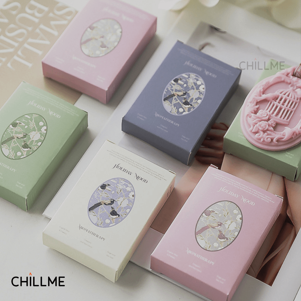  Sáp thơm treo tủ quần áo vintage Chillme thơm phòng kệ tủ quần áo trang trí decor quà tặng kỷ niệm 
