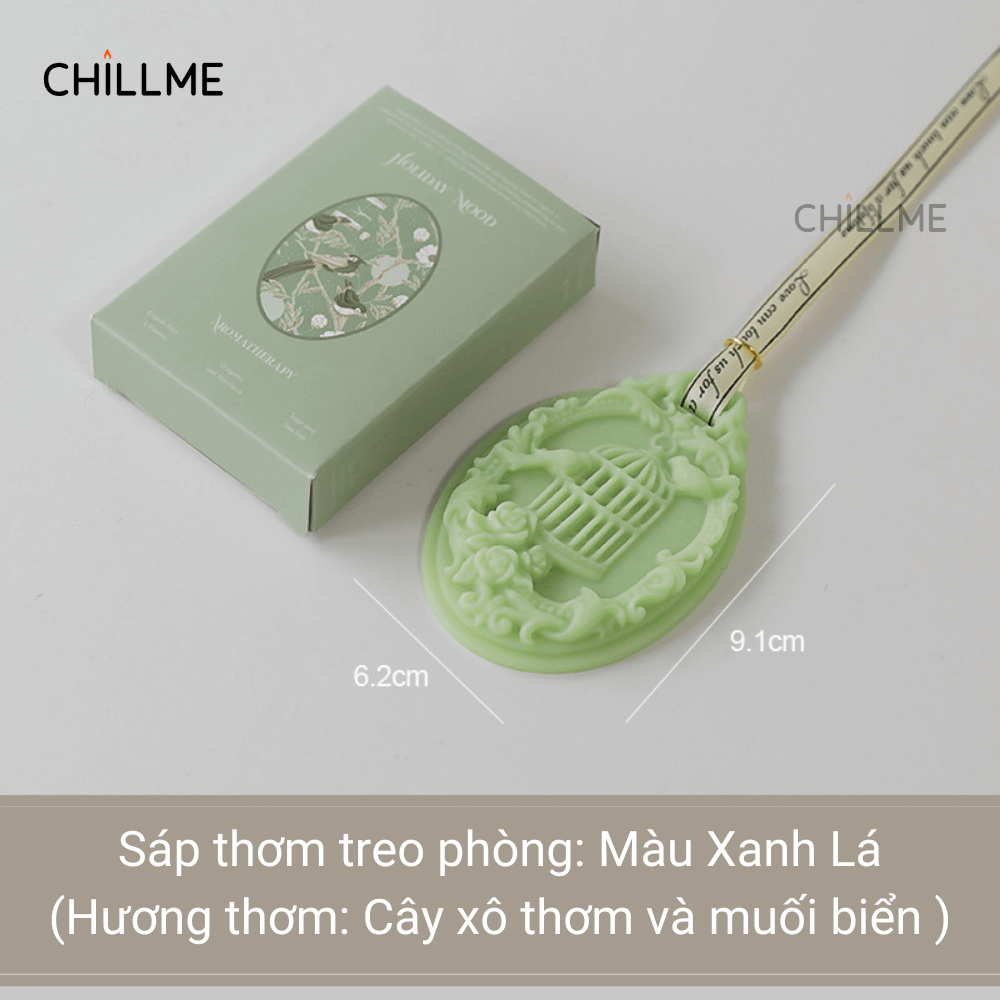  Sáp thơm treo tủ quần áo vintage Chillme thơm phòng kệ tủ quần áo trang trí decor quà tặng kỷ niệm 