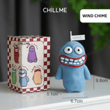 Nến Thơm phòng Mud Man Monster dễ thương cute Chillme làm quà tặng trang trí độc đáo 