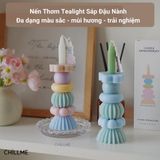  Nến thơm mini tealight tạo hình Jenga handmade quà tặng sinh nhật trang trí 