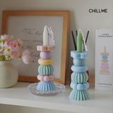  Nến thơm mini tealight tạo hình Jenga handmade quà tặng sinh nhật trang trí 