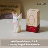  Nến thơm tạo mô hình chú mèo dễ thương Chillme handmade decor làm quà tặng trang trí dễ thương 