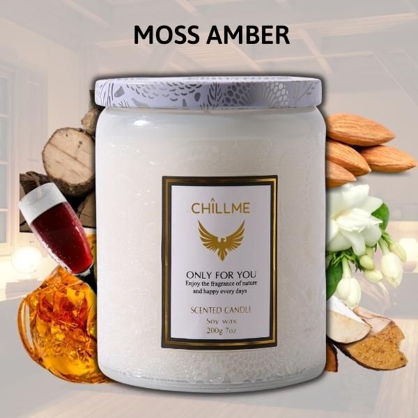  Nến Luxury Moss Amber 