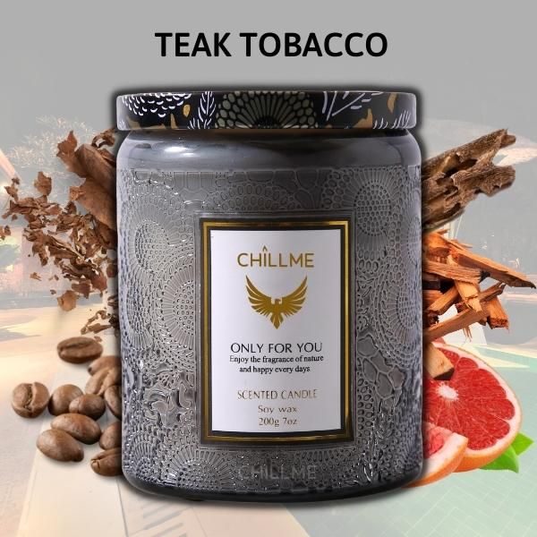  Nến Luxury Teak Tobacco 