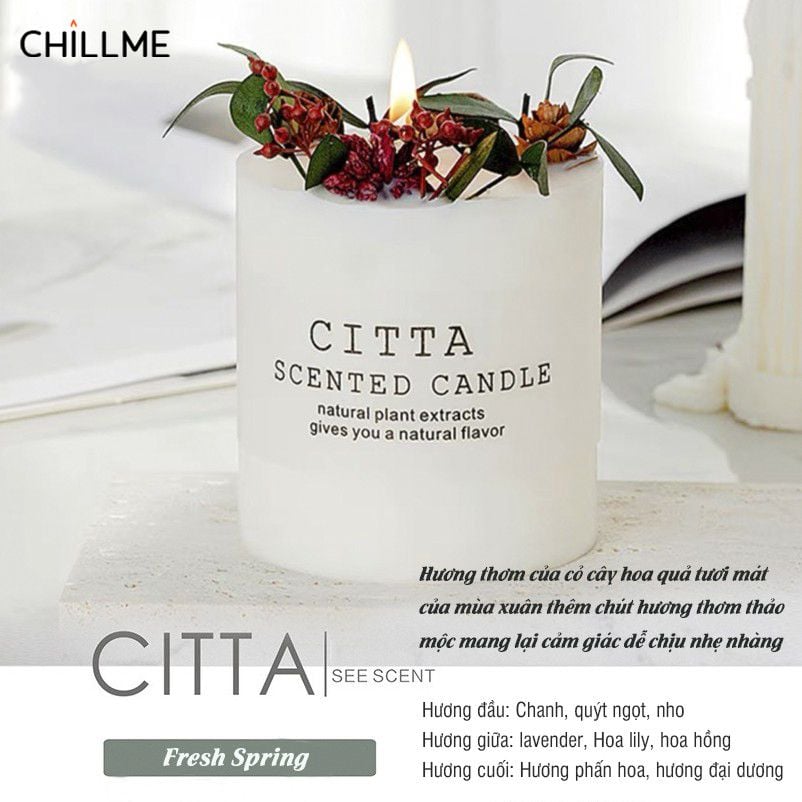 Chillme Candle - Thương hiệu chuyên nến thơm, tinh dầu tán hương