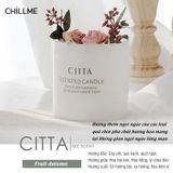  Nến thơm handmade Citta hoa cỏ 4 mùa hương thơm tự nhiên thư giãn trang trí decor phòng bàn làm việc 