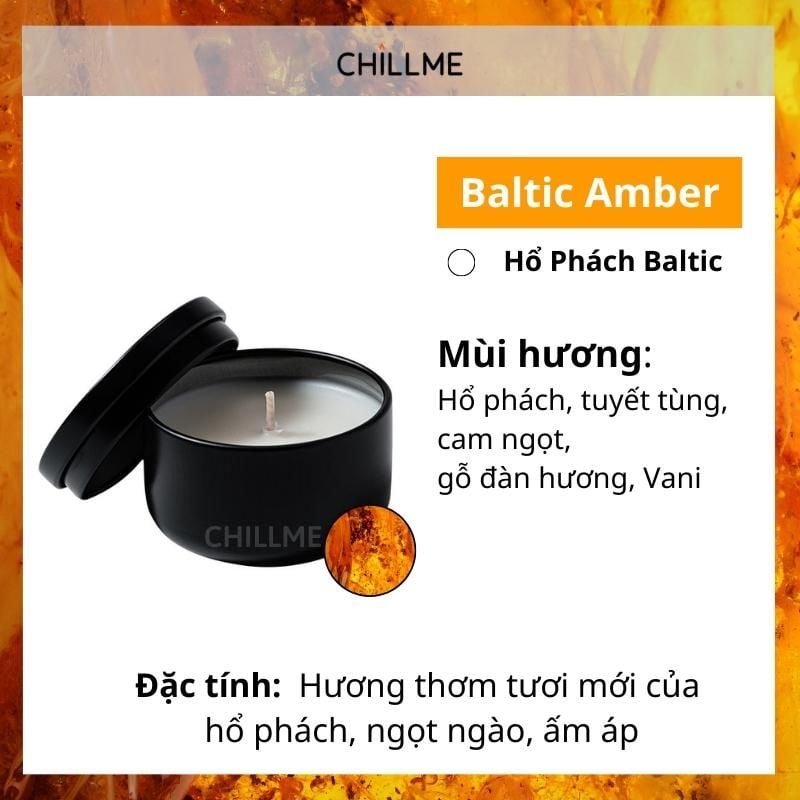  Nến thơm tealight mini cao cấp chillme sáp đậu nành organic decor trang trí nhà cửa và quà tặng 