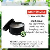  Nến thơm tealight mini cao cấp chillme sáp đậu nành organic decor trang trí nhà cửa và quà tặng 