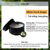  Nến thơm tealight mini cao cấp chillme sáp đậu nành organic decor trang trí nhà cửa và quà tặng 