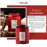  Nến thơm phòng tinh dầu chillme  Luxury 400g organic không khói dễ ngủ trang trí - LXR 