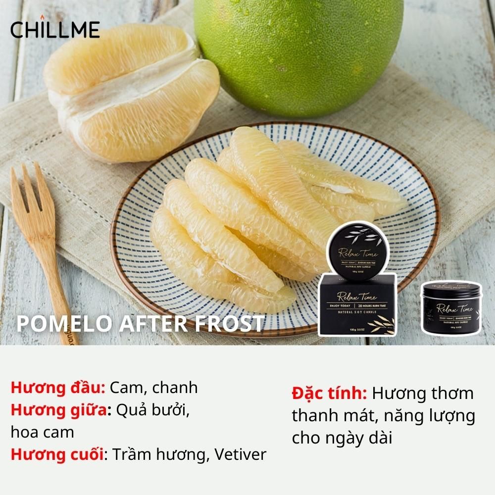  Nến thơm sáp đậu nành Chillme 155g thơm phòng hũ nhôm không khói thư giãn trang trí 