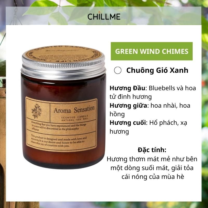  Nến thơm tinh dầu thiên nhiên chillme không khói thơm phòng ngủ an toàn decor đẹp mắt thư giãn Aroma 