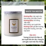  Nến thơm phòng tinh dầu chillme  Luxury 400g organic không khói dễ ngủ trang trí - LXR 