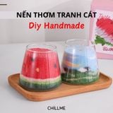  Nến cát thơm phòng Chillme bức tranh handmade quà tăng sinh nhật đám cưới thơm phòng 