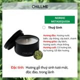  Nến thơm tealight mini cao cấp chillme sáp đậu nành organic decor trang trí nhà cửa và quà tặng 