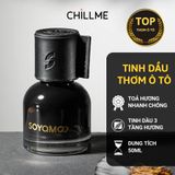  Tinh Dầu Nước Hoa thơm ÔTô Chillme Car 100ML khuyếch tán khử mùi thư giãn dễ chịu tinh tế 
