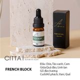  Tinh dầu thơm phòng 10ml Citta dùng cho máy xông khuyếch tán nguyên chất giúp khử mùi thư giãn - TDCT10ML 