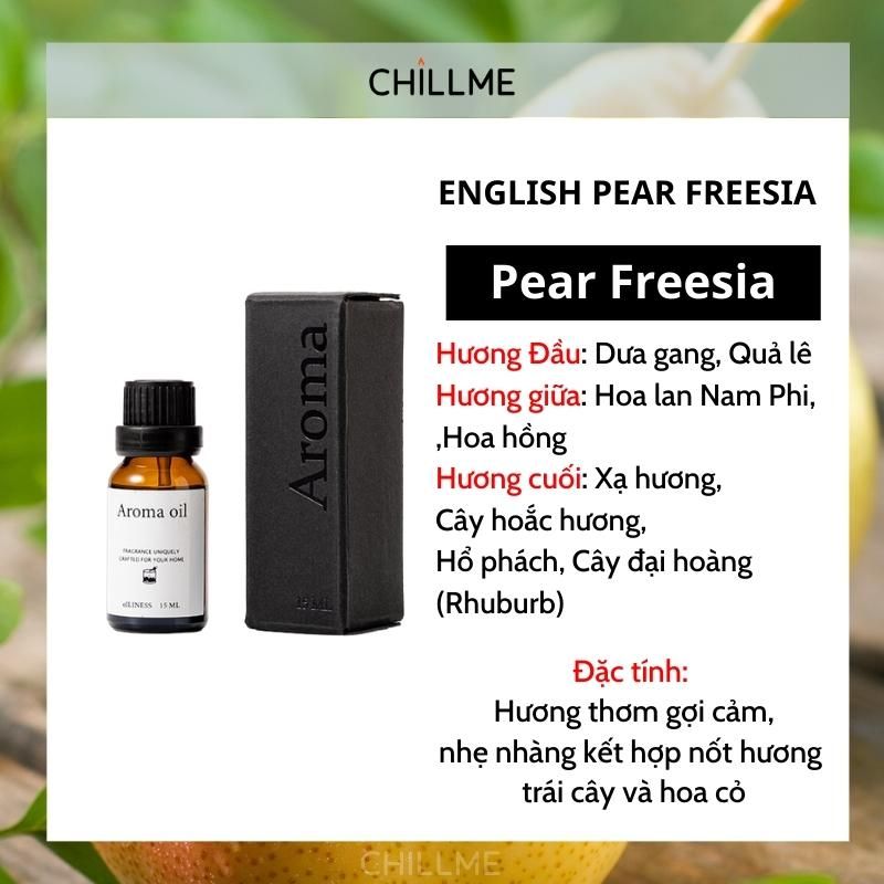  Tinh dầu nguyên chất Chillme 15ml sử dụng cho máy xông khuyếch tán tinh dầu dễ chịu 