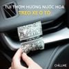 Túi thơm treo xe ô tô Chillme khử mùi hương nước hoa làm thơm phòng ngủ tủ quần áo 3 tầng hương