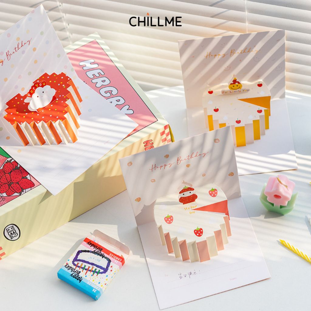  Thiệp 3d chúc mừng sinh nhật 3 chiều happy birthday quà tặng ý nghĩa cho người thân yêu kỷ niệm  - HK8006 