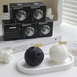  Nến sáp thơm tiểu hành tinh hình mặt trăng Chillme handmade làm quà tặng trang trí thư giãn 
