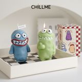  Nến Thơm phòng Mud Man Monster dễ thương cute Chillme làm quà tặng trang trí độc đáo 