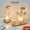 Phụ kiện nến thơm Charm có khay đựng nến trang trí chong chóng xoay giúp căn phòng trở nên lung linh, thư giãn