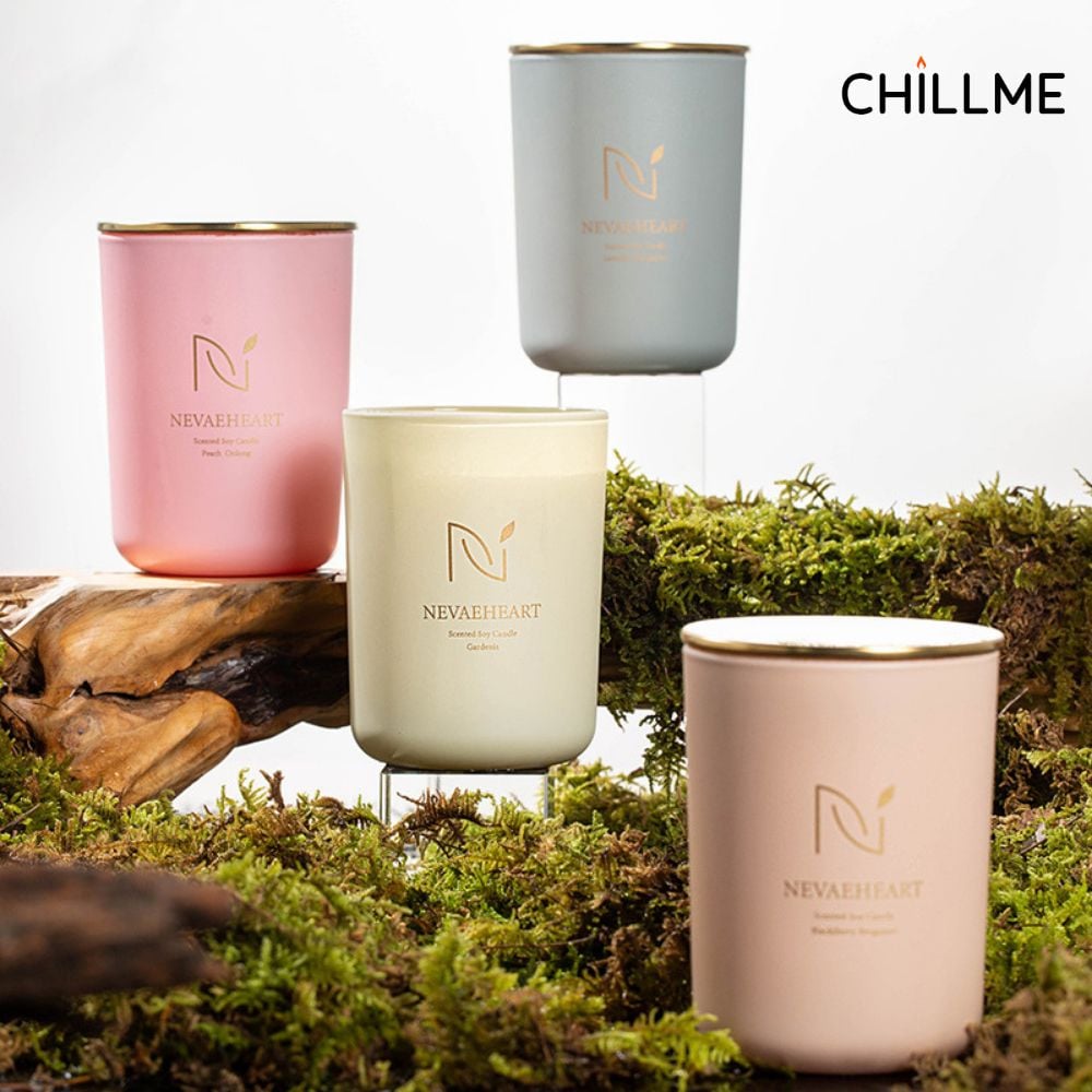  Nến thơm phòng ngủ quà tặng Chillme khử mùi candles thư giãn không khói cao cấp sang trọng - HEART 