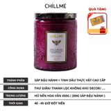  Nến thơm vintage Chillme hương thư giãn  tươi mát 200g - San Diego Blackberry 