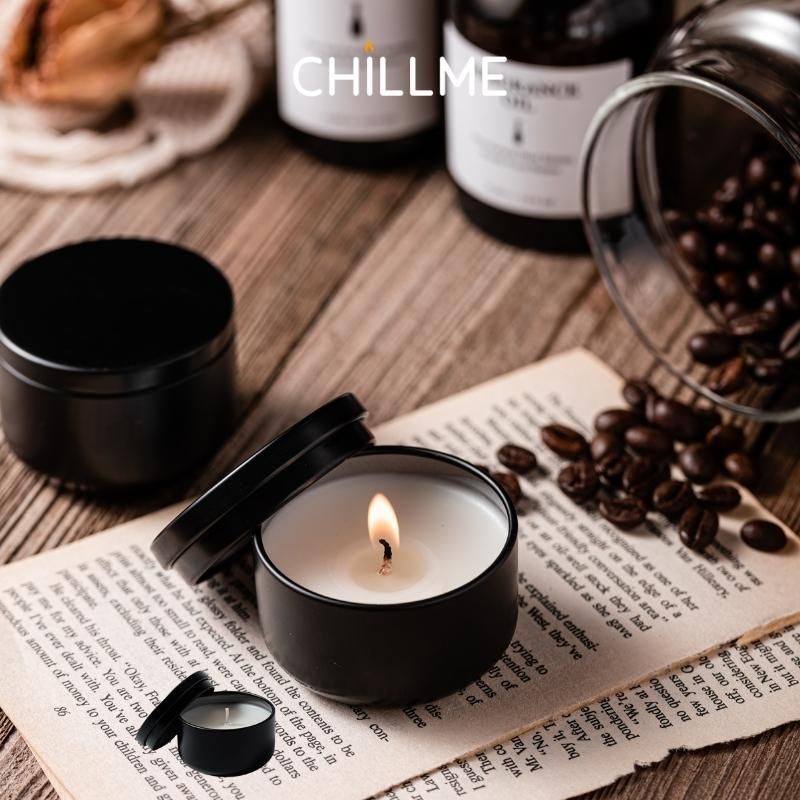  Nến thơm tealight mini cao cấp chillme sáp đậu nành organic decor trang trí nhà cửa và quà tặng 