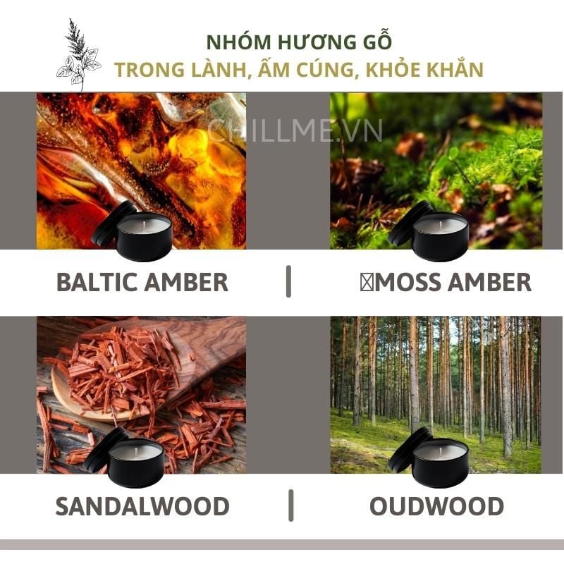  Nến thơm tealight mini cao cấp chillme sáp đậu nành organic decor trang trí nhà cửa và quà tặng 