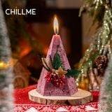  Set quà tặng giáng sinh noel nến thơm hình cây thông Chillme trang trí ngày lễ thơm phòng thư giãn 