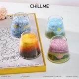  Nến thơm tranh cát Chillme handmade DIY làm quà tặng sinh nhật khử mùi phòng 