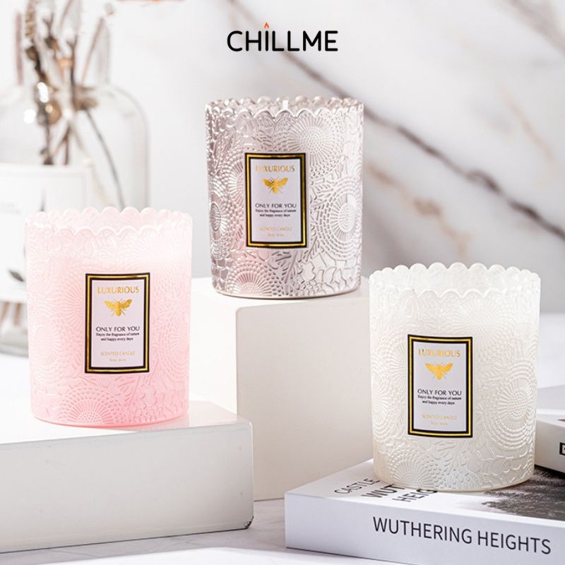  Nến thơm phòng classic Chillme mùi hương tự nhiên làm quà tặng thư giãn khử mùi decor 