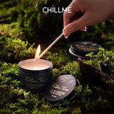  Nến thơm sáp đậu nành Chillme 155g thơm phòng hũ nhôm không khói thư giãn trang trí 