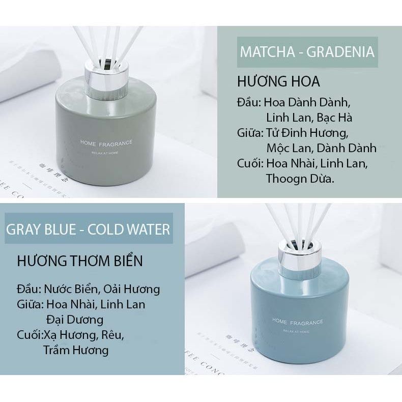  Tinh Dầu Thơm Phòng Chillme Citta 120ml thiên nhiên kèm que gỗ tự khuếch tán khử mùi 