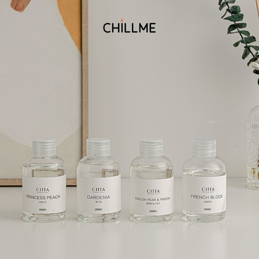  Tinh dầu bổ sung thay thế Chillme 100ml đủ mùi hương refill cho chai đã sử dụng Citta 