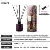 Tinh dầu thơm phòng khuyếch tán Chillme 100ml que gỗ khử mùi không khí thư giãn decor