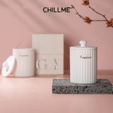  Nến thơm phòng quà tặng candle Chillme thạch cao thơm phòng ngủ decor khử mùi NTC01 