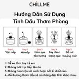  Tinh dầu khuếch tán tỏa hương thiên nhiên chillme giúp thơm phòng thư giãn decor sang trọng 