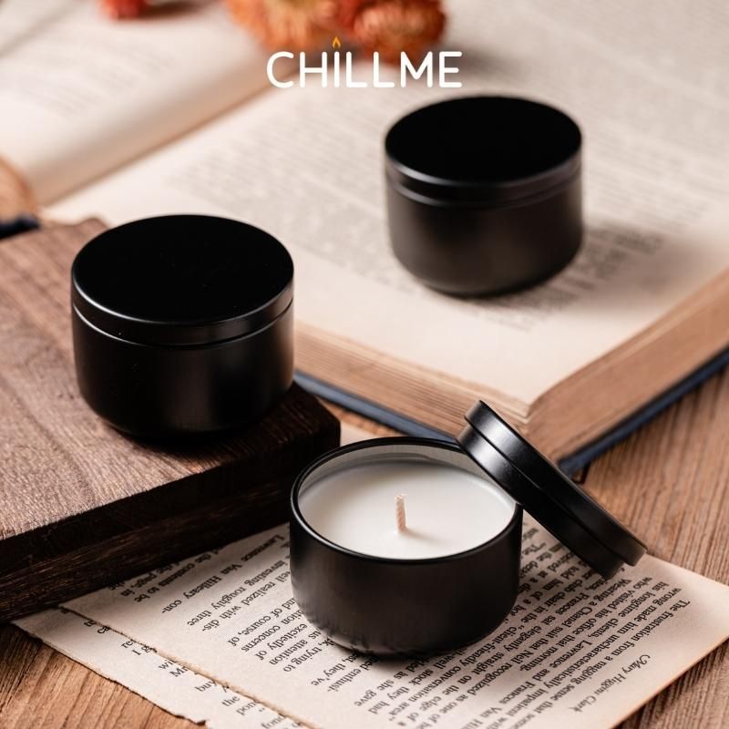  Nến thơm tealight mini cao cấp chillme sáp đậu nành organic decor trang trí nhà cửa và quà tặng 