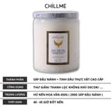  Nến thơm Luxury Chillme hương nhẹ nhàng thư giãn 200g - Pure Milk 