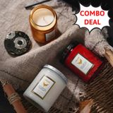  Combo hộp quà 2 nến thơm phòng Luxury Chillme tự chọn dành tặng sinh nhật bạn gái, bạn trai, người thân 