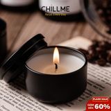  Nến thơm tealight mini cao cấp chillme sáp đậu nành organic decor trang trí nhà cửa và quà tặng 