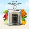 Nến thơm nắp chuông Chillme hương tươi mát thanh khiết 150g - Lime Basil & Citrus