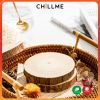 Đế lót ly nến thơm bằng gỗ chillme chất liệu tự nhiên phong cách vintage cao cấp